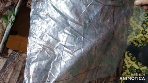 тюнинг китайской палатки/окно своими руками/за ноль рублей.