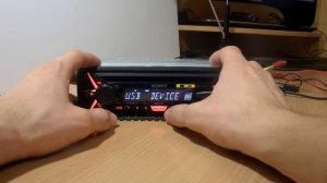 Обзор автомагнитолы Sony cdx-G1100U.