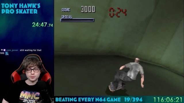 Beating EVERY N64 Game - Tony Hawk's Pro Skater (19/394) смотреть онлайн