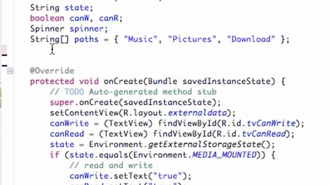 Android Application Development Tutorial - 106 - OnItemSelected and File Directories смотреть онлайн