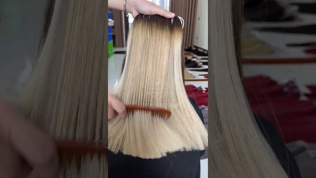 Blonde hair by Bibo Hair Vietnam +84828210888 #wefthair #hairfactory #wigshop #hairshop #hairwig смотреть онлайн
