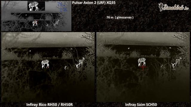 Infiray Saim SCH50, Infiray Rico RH50 / RH50R, Pulsar Axion 2 (LRF) XQ35