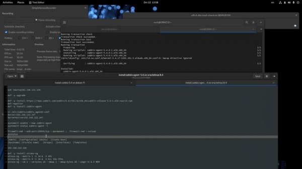 Установка Zabbix Agent 5.4 в Oracle Linux 8.4