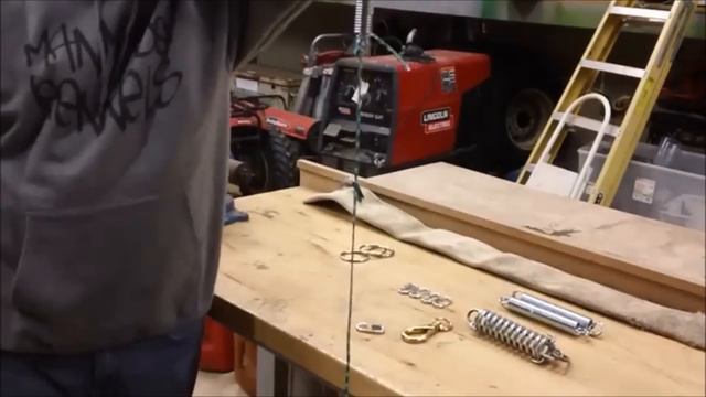 HOW TO BUILD A SPRING POLE FOR YOUR PITBULL / BULLY; MANMADE KENNELS смотреть онлайн