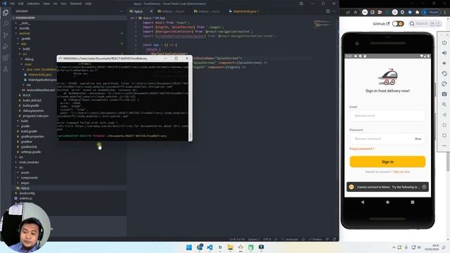 #05 Switch Pages React Native Navigation - Food Delivery App смотреть онлайн
