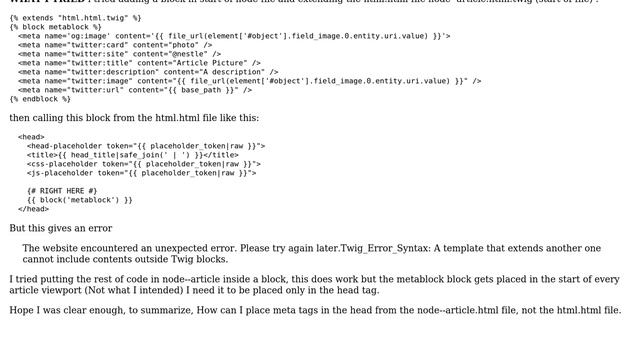 Drupal: How to add to html.twig from a node twig file? смотреть онлайн