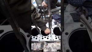 Установка сухих гильз на DAF XF 95