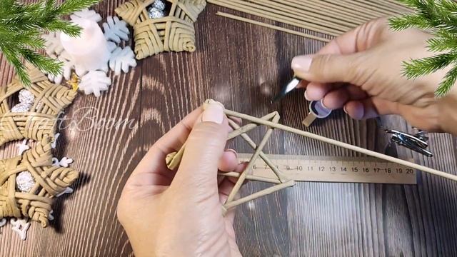 DIY Christmas tree decoration made from baking paper ёлочная игрушка из пергамента смотреть онлайн