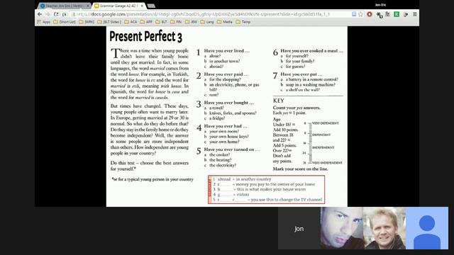 Grammar Garage how to talk about experiences (present perfect 3) смотреть онлайн