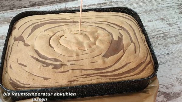 dieser fluffige Schokokuchen schmilzt im Mund! Alle werden begeistert! Zebra Schokokuchen