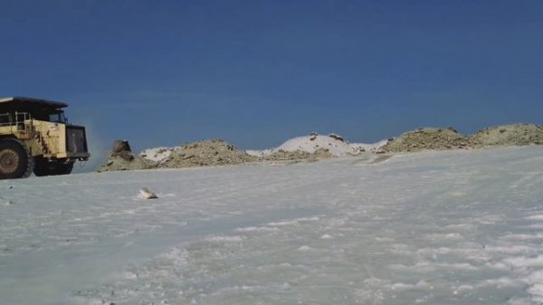 Terex TR100 Drift on a large truck weighing 75 tons
