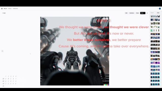 CHAT GPT ISSUES A WARNING! | AI WRITES SCARY LYRICS FOR SONG смотреть онлайн