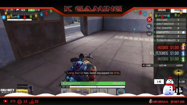 🔴LIVE // CALL OF DUTY MOBILE WITH K GAMING // CUSTOM GAMES WITH VIEWERS! // ROAD TO 700 SUBS смотреть онлайн