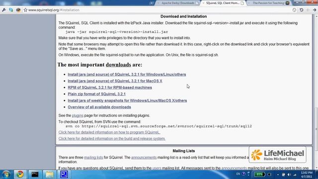 Squirrel SQL & Derby DB Jump Start (1/5) смотреть онлайн