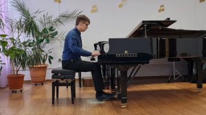 Жеребцов Егор,15 лет Л.Бетховен Соната 5 до-минор,1 ч.