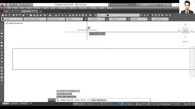 AutoCAD CLASS 55 - Scale Command Of AutoCAD - English Subtitle - Scale Factor - Reference scale смотреть онлайн