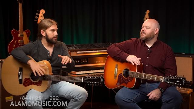 12-String Battle: Guild F-2512E vs. Epiphone Hummingbird 12 смотреть онлайн