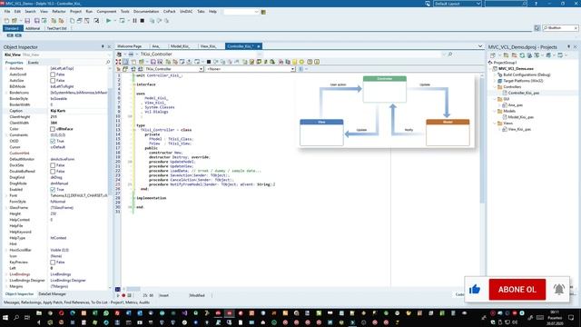 Delphi Model-View-Controller Design Pattern (MVC) смотреть онлайн