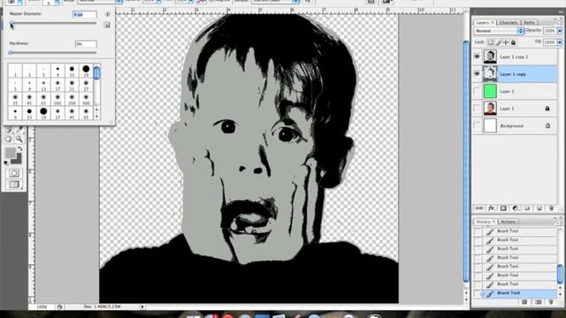 Multi Layer Stencil Design Tutorial Using Photoshop (no cutout/livetrace) смотреть онлайн