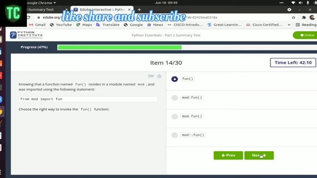 Programming Essentials in Python(PCAP) Part 2 summary Test Answers || python essentials 1 || CISCO смотреть онлайн