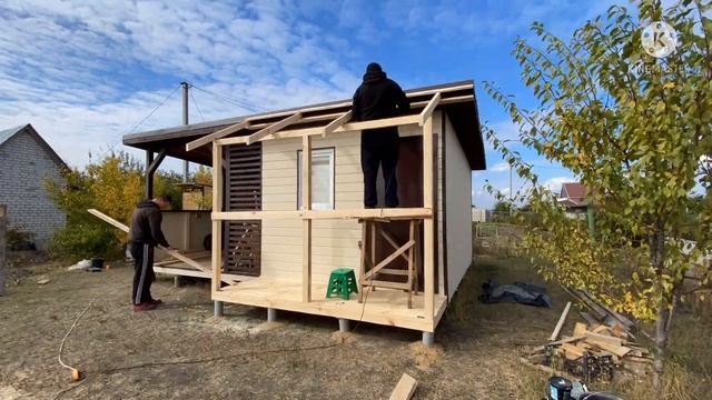 16 - СЕРИЯ | СТРОЮ ДАЧУ С НУЛЯ | КРЫЛЬЦО В ДОМ ОТ А ДО Я | ОТ ФУНДАМЕНТА ДО КРЫШИ смотреть онлайн