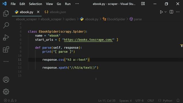 Scrapy CSS Selector v/s XPath Selector смотреть онлайн