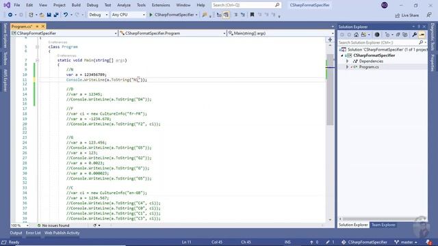 C# Format Specifier | Part 2 смотреть онлайн