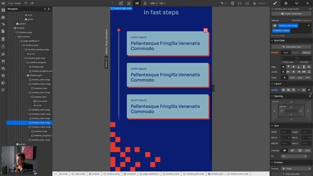 Create a stunning VERTICAL TIMELINE in WEBFLOW [tutorial incl. cloneable] смотреть онлайн