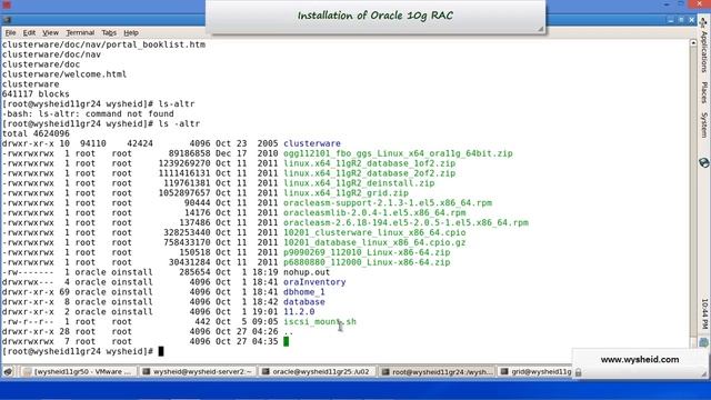 Steps for Installing Oracle 10g Clusterware on Linux смотреть онлайн
