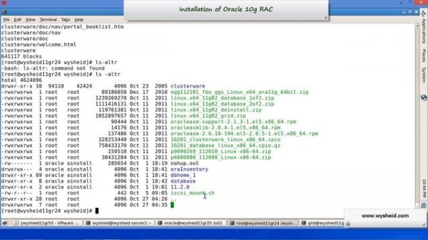 Steps for Installing Oracle 10g Clusterware  on Linux