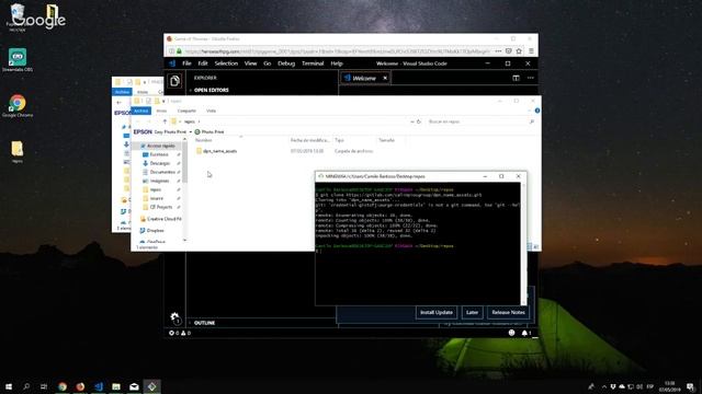 GIT | Credenciales y Clone смотреть онлайн