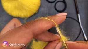 Мохеровая шаль спицами. Финиш