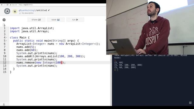 Lecture 18 - ArrayList смотреть онлайн