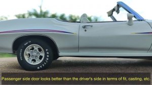 1971 Pontiac GTO Judge Convertible diecast review in 1/18 scale by GMP