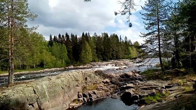 Пороги финской реки. Koitelinkoski. 1. смотреть онлайн