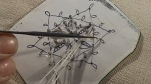 Кружевоплетение на коклюшках.Первый урок.