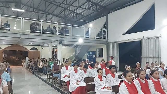 SANTA MISSA- 9° DIA DA NOVENA DA PADROEIRA NSRA DOS NAVEGANTES 2024-Pe. WILLIAM BERNARDO- 01/02/202 смотреть онлайн