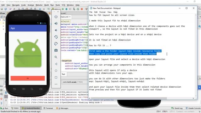Android fit layout to multiple screen sizes смотреть онлайн