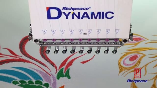 Richpeace Computerized Precise Embroidery Machine 906 Компьютеризированная точная вышивальная машин смотреть онлайн