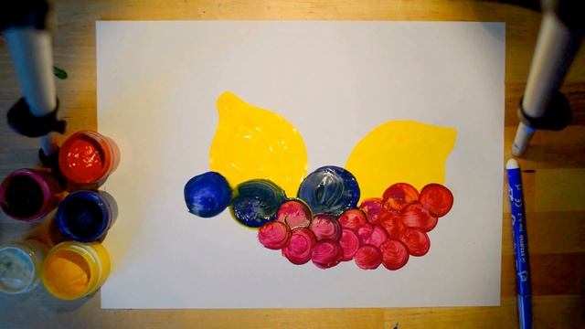 Уроки рисования для детей 4 года. Как нарисовать натюрморт ребёнку. смотреть онлайн