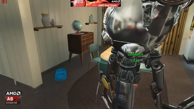 AMD A8 7600 Fall Out 4 Gameplay смотреть онлайн