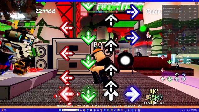 Funky Friday LongestSoloEver Daw wars(mania mix) PC capture with mic audio(NO TALK) смотреть онлайн