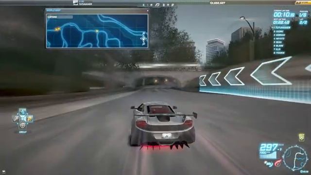 NFS World - McLaren MP4 on Downtown Challenge смотреть онлайн