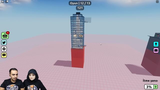BİNAYI YIK VE HERKESİ AŞAĞI DÜŞÜR !! ? Roblox Jenga Tower! смотреть онлайн
