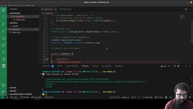 AM Coder - Creating a NodeJS CLI Todo List with No Dependencies смотреть онлайн