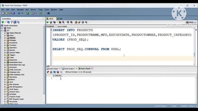 SQL tutorial : Sequences,synonyms,DDL ,DCL,INsert statement with D Mart store Examples смотреть онлайн