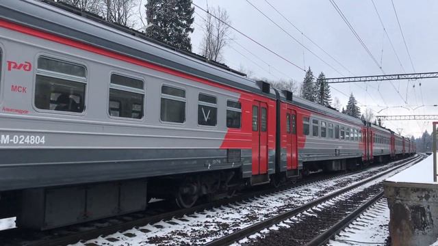Электропоезд ЭД4М-0248 платформа пост 81 км смотреть онлайн