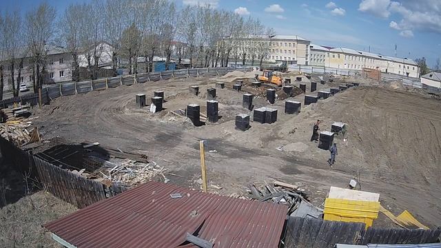 Строительство объекта: Универсальный спортивный комплекс в с. Кабанск смотреть онлайн