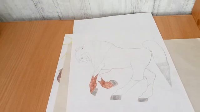 Мои рисунки лошадей. смотреть онлайн