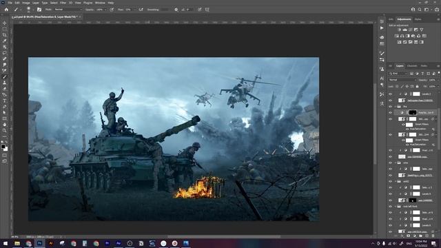 Call Of Duty Poster | Photoshop Manipulation Speed Art Tutorial